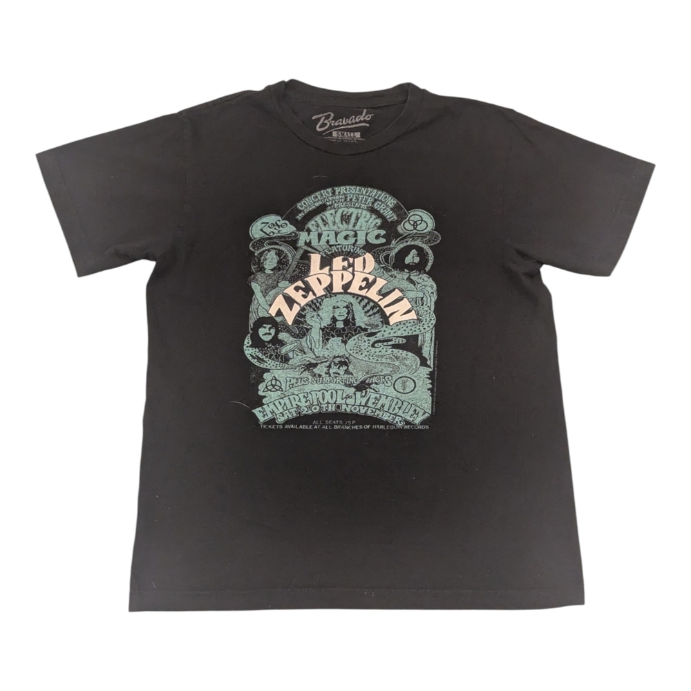 Led Zeppelin Electric Magic Bravado T-shirt - Sz Small